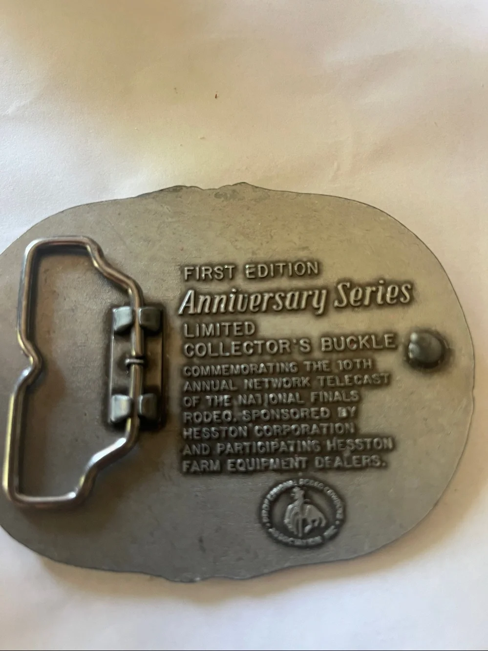 1st Edition 1983 Hesston NFR Buckle